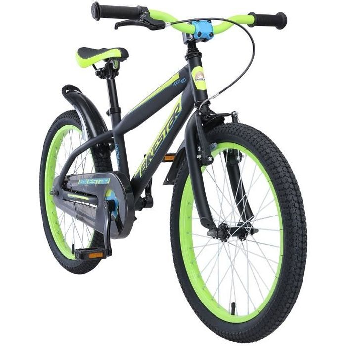 Vélo enfant évolutive 20 pouces - BIKESTAR - pour garcon et filles de 6-9  ans - Edition VTT - Noir Vert - Cdiscount Sport