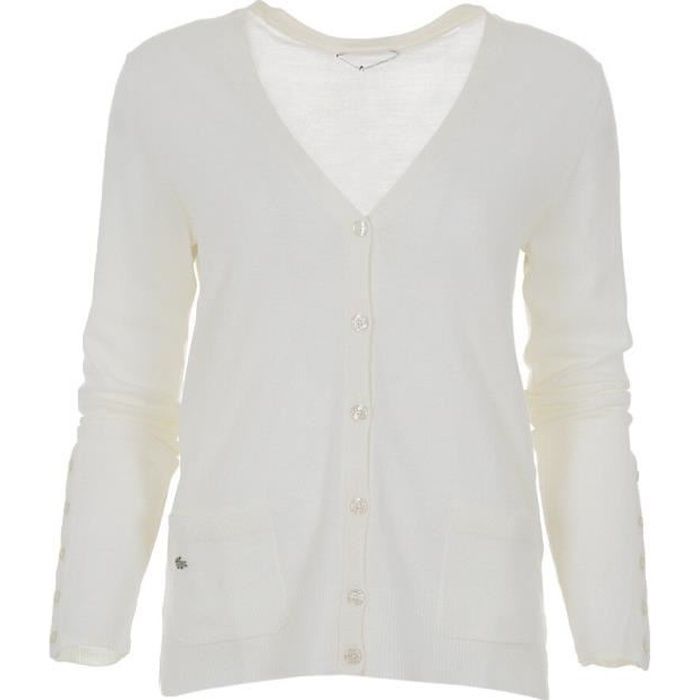 Gilet deals lacoste blanc