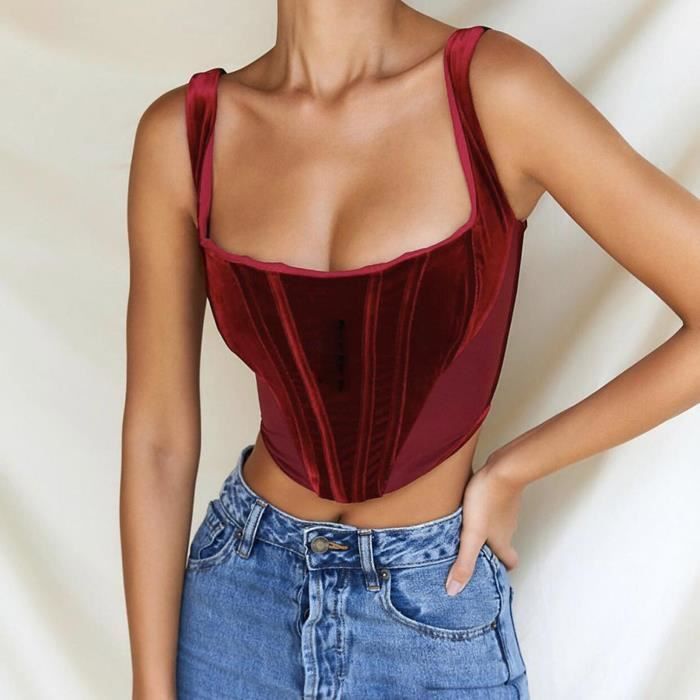 Top bustier soirée sales femme
