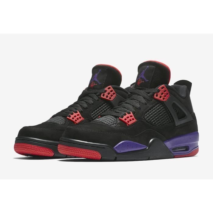 Air jordan 4 noir et rouge clearance