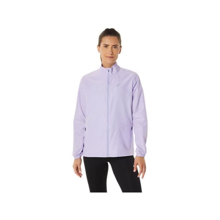 Veste de Running ASICS Core Jacket Vapor Violet pour Femme Manches Longues Respirante