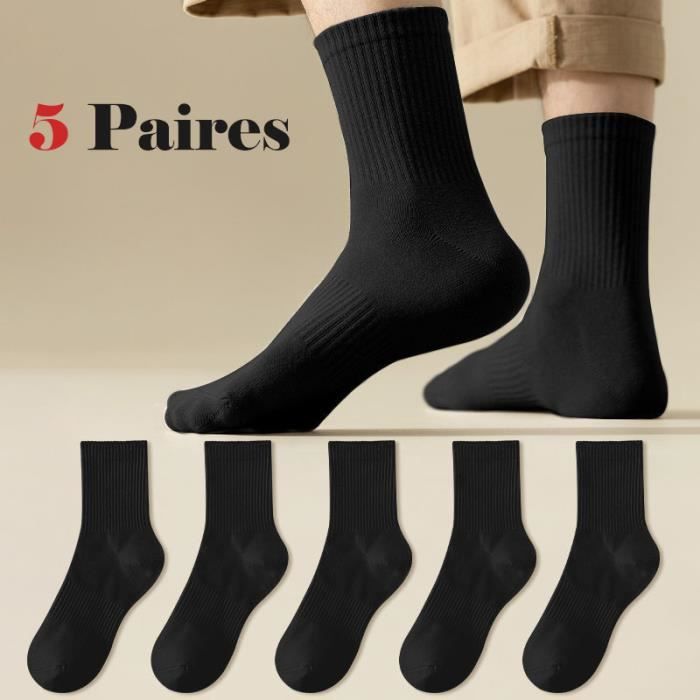 chaussette avec chaussure marron