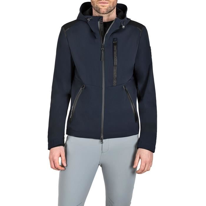Veste D'équitation Homme Equiline Livre Marine Taille 50 Neuve Italie