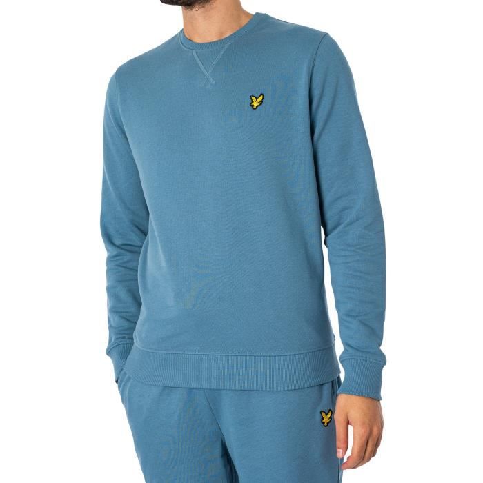 Lyle & Scott Homme Sweat-Shirt À Logo, Deep Indigo
