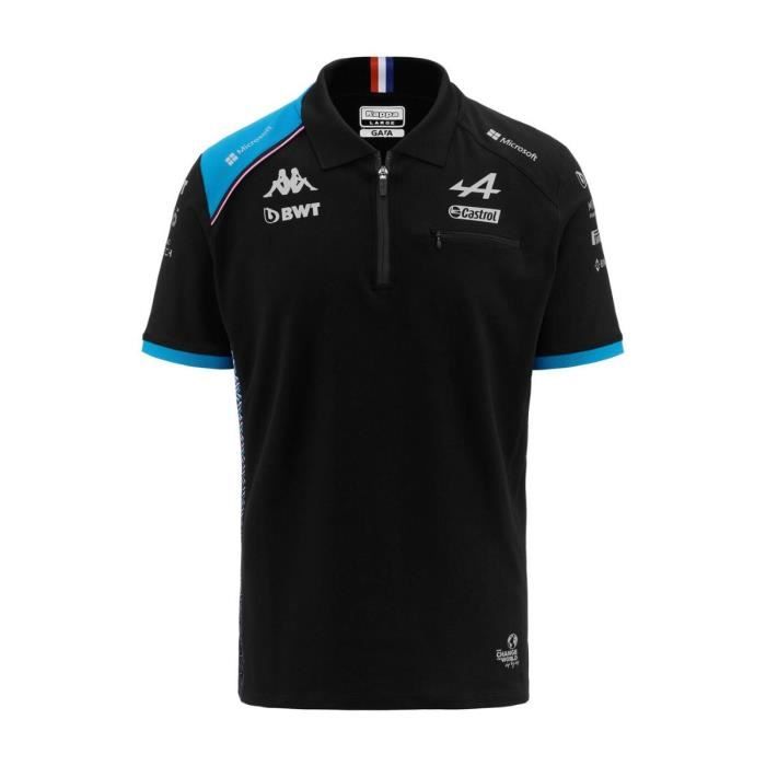 Polo Acram BWT Alpine F1 Team 2023 - Noir pour Homme - Noir, bleu