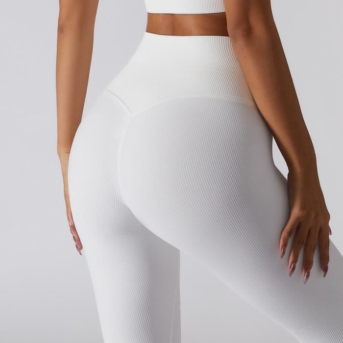 Leggings Sport Blanc Taille S  Legging sport, Leggings, Pantalon