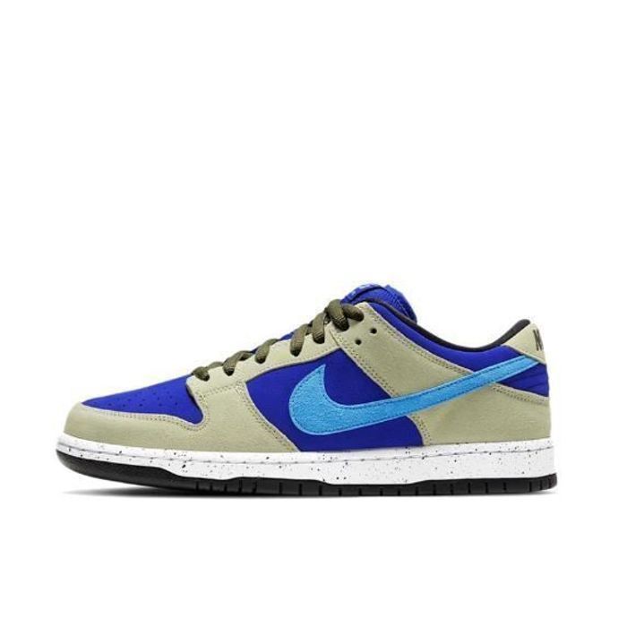 Nikke Dunk sb low Celadon Celadon antiderapant leger bas chaussure homme et femme meme modele bleu kaki bleu Couleurs multiples Cdiscount Chaussures