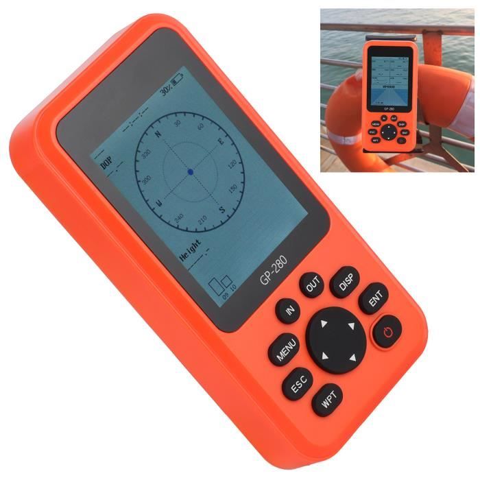 Ordinateur GPS Pour Vélo - Capteurs Vitesse/cadence, écran 2.9", étanche IPX6, Montage Guidon Facile
