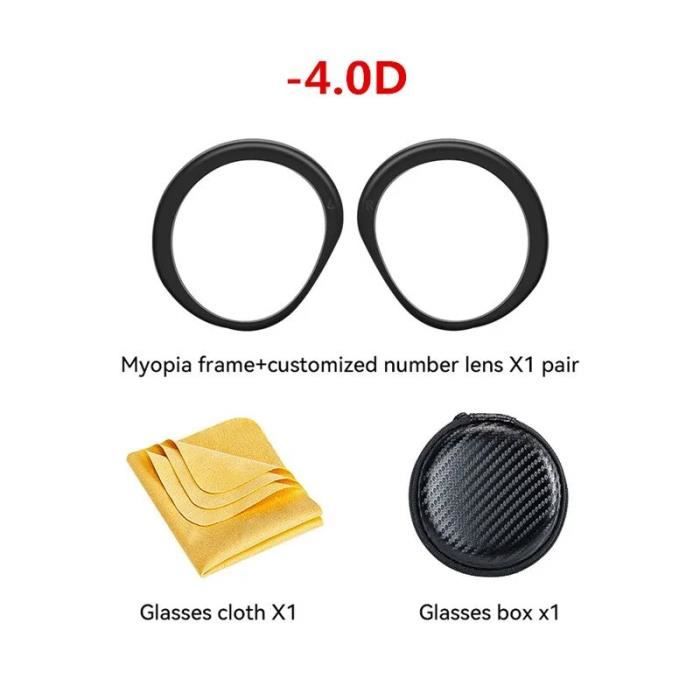 Porte-Lunettes Magnétique - Lot De 4 - Clip Pour Vêtements, Chemises Ou Badges
