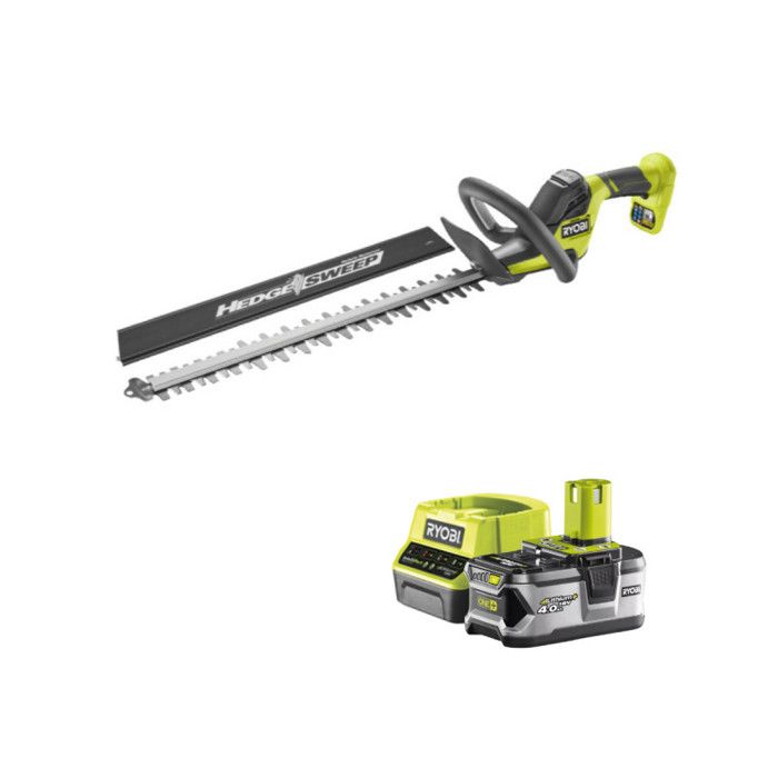 Pack RYOBI Taille haies 18V One+ Brushless LINEA 45 cm RY18HT45A 0 1 Batterie 4.0Ah 1 Chargeur rapide RC18120 140 - vue 2