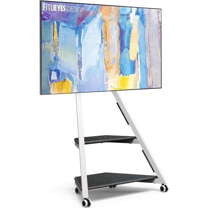 YedZen Support Mural Plafond Projecteur - Hauteur Réglable 43-65cm Rotatif 360°