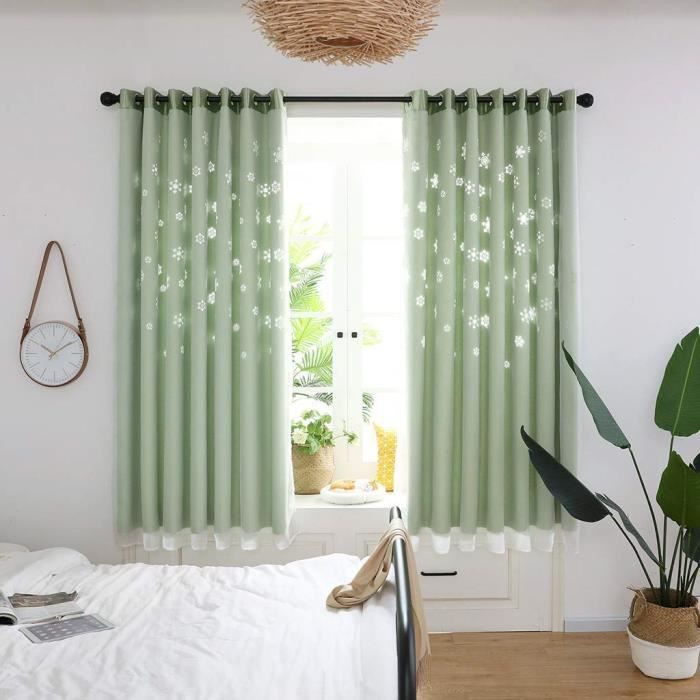 M Rideaux Occultants Isolant Thermique Petits Enfant Rideaux Chambre Decoration De Maison Rideau Ajoure Vert Taille Libre Achat Vente Rideau Cdiscount M Rideaux Occultants Isolant Thermique Petits Enfant Rideaux Chambre Decoration De Maison Rideau Ajoure Vert Taille Libre Achat Vente Rideau Cdiscount