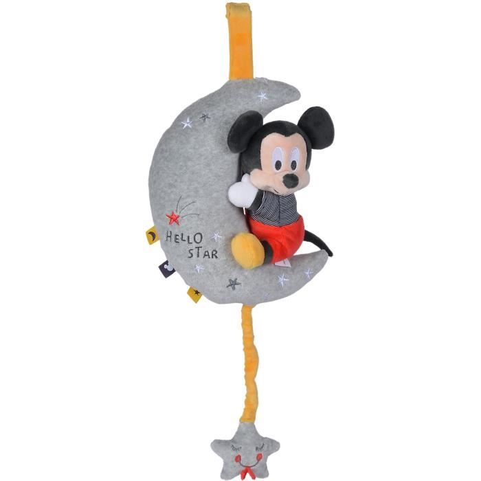 Disney Doudou Mickey Musical Moon Starry Night Cdiscount Puericulture Eveil Bebe