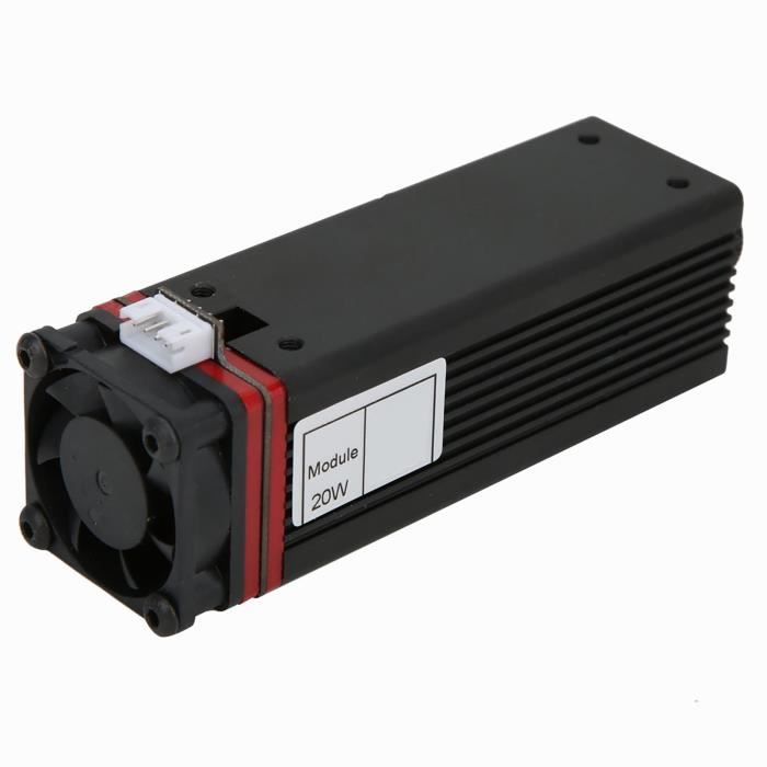 Module Laser Bleu 450nm - Puissance 2,5W/3,5W/5,5W - Taille 33mm - Alimentation 12V - Pour Gravure/découpe