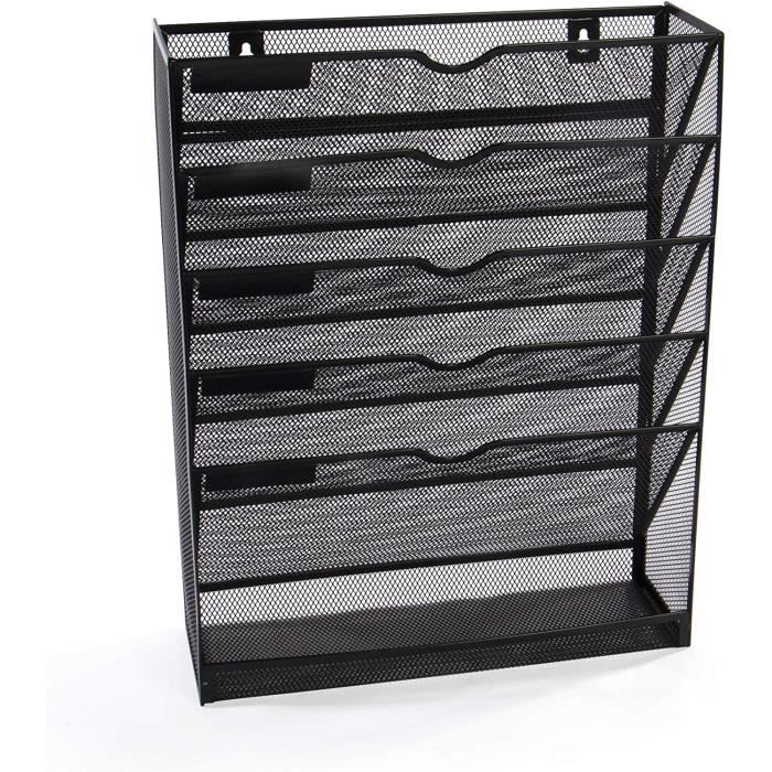 Organisateur De Bureau En Maille Métallique Noire - Accessoires De Bureau - Organiseur Pour Matériel Scolaire - Beaux-Arts Et Loisirs Créatifs