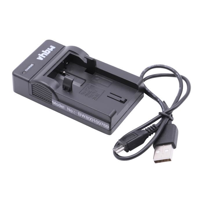vhbw Chargeur USB de batterie compatible avec Kodak EasyShare Z8612 IS, ZX1 HD Camcorder batterie appareil photo digital, DSLR,