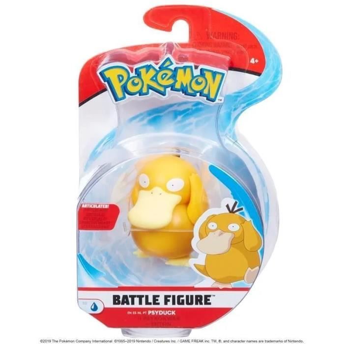 Figurines Pokémon Psykokwak Mimiqui et Nounourson Bandai : King Jouet,  Figurines Bandai - Jeux d'imitation & Mondes imaginaires