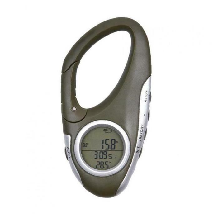 Altimètre numérique Baromètre Multifonctionnel Handheld 8 en 1 jauge