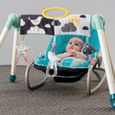 Portique d'éveil pour bébé - Taf Toys - Mini Lune - Pliable - 3 jouets amovibles - Multicolore-1