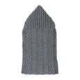 XJYDNCG Nid d'ange - Couverture de réception tricotée pour bébé - Convient pour 0-6 mois - gris 10-1