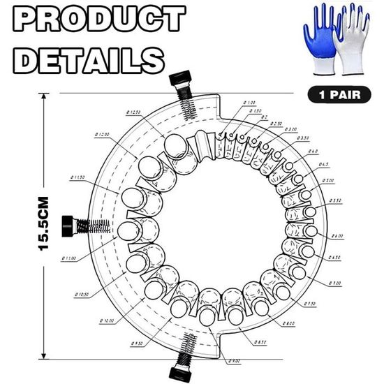Buse à Filetage et Filtre à Mailles,Embouts de Buse en Mousse,1.1mm,2