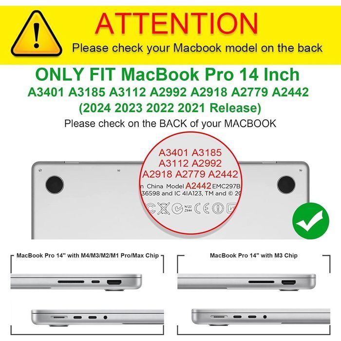 Protection écran Verre Trempé Pour MacBook Pro 14" (2021-2024) - Anti-rayures 9H