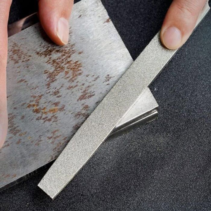 Lime Ronde Diamantée 8 Pouces – Grain 80, Pour Meulage, Polissage Et Gravure
