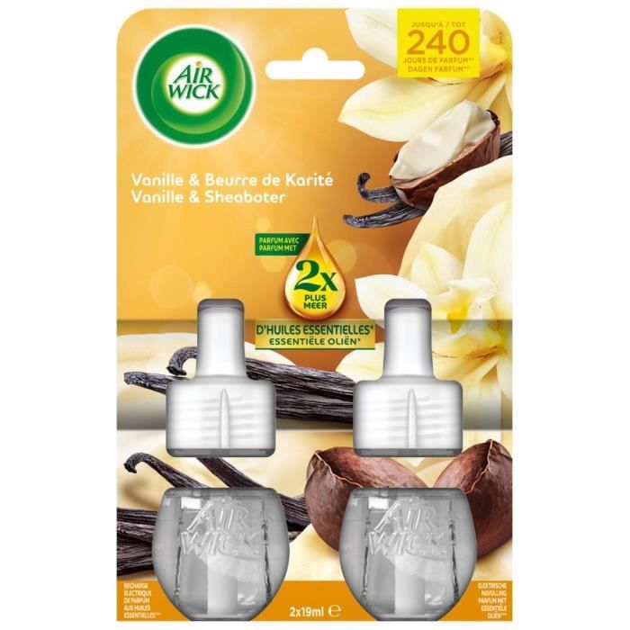 Air Wick Lot De 3 Recharges Diffuseur Huiles Essentielles Lavande Et Jacinthes Des Bois - Brume Parfumée