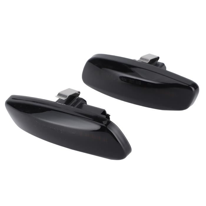 Sonew Feu de position latéral Clignotant Fender 3000K ambre LED marqueur latéral lentille fumée