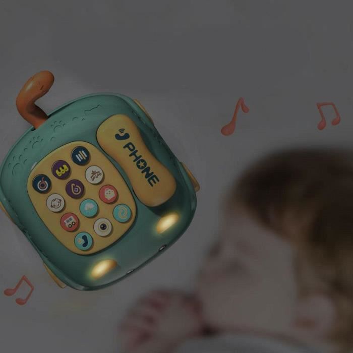 Téléphones Fixes Et Portables Pour Enfants - Téléphone Portable Bébé Jouet  Multifonctionnel Musique Lumière Précoce Éducatif Joue - Cdiscount Jeux -  Jouets