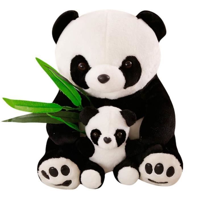 DEAR BEAR Ours en Peluche g ante XXL Panda avec un b b 100cm