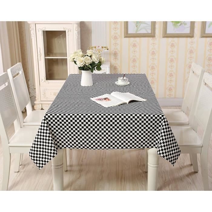 Sous Nappe Table Rectangulaire Toile Ciree Rectangulaire Unie