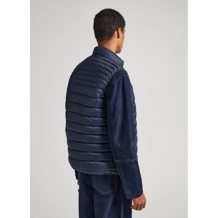 Doudoune sans manches Pepe Jeans Balle dulwich blue M Dulwich blue Cdiscount Pret a Porter