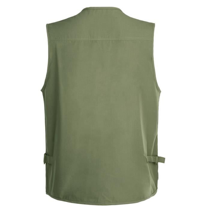 Gilet De Pêche Vintage Ausable Homme XL – 22 Poches, 50 Poitrine, Utilitaire Randonnée
