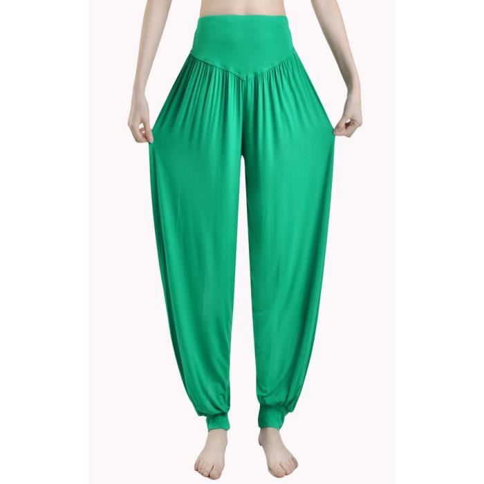 Pantalon Sarouel Femme ESRA - Modèle S12, 100% Viscose, Ample Et Confortable, Pour Yoga Ou Décontracté