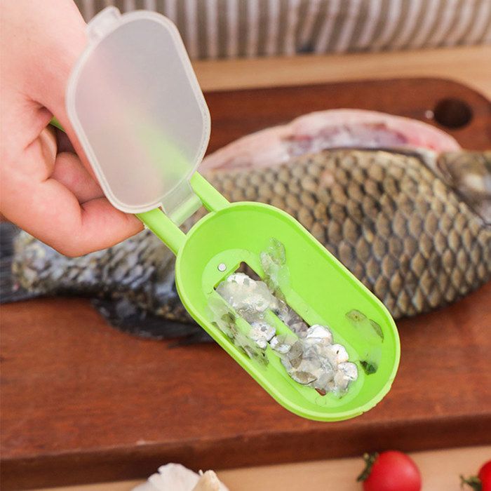 Grattoir à écailles De Poisson En Acier Inoxydable - Double Rangée De Dents, Longueur 23,4 Cm - Outil De Cuisine Pratique Et Facile à Nettoyer