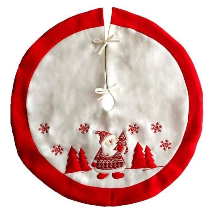 Jupe de Sapin de Noel Jupe Arbre de Noel en Velours Vacances Arbre Ornements Tapis de Decoration pour Fete Noel Christmas90 cm Cdiscount Maison