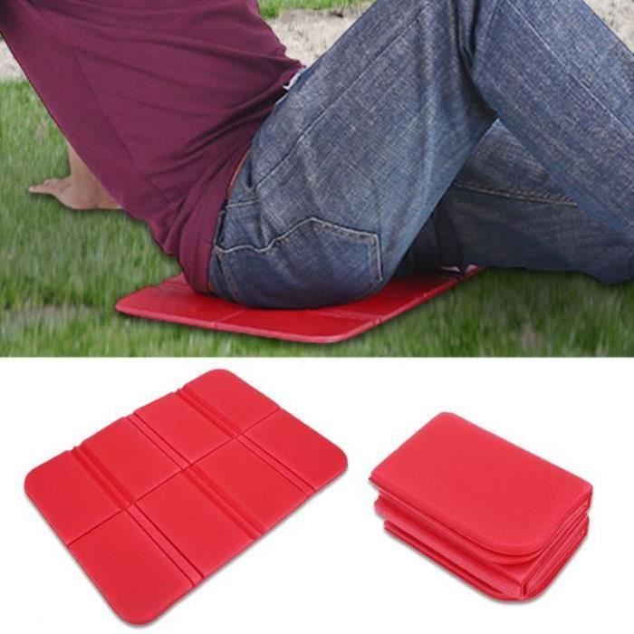 Lot De 2 Coussins De Siège Pliables Pour Extérieur – Imperméable, Isolant, Léger 40g – Pour Camping, Pique-Nique, Randonnée, Stade, Jardin – Rose + Citron