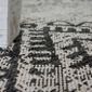 Paco Home Tapis DInt/érieur Et DExt/érieur Vintage Design Motif Losanges Tiss/é /À Plat Gris Dimension:60x100 cm