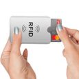 Etui carte bancaire anti piratage,20PCS RFID Protector Case Étui Sécurisé pour Carte de Crédit Anti-scan-2