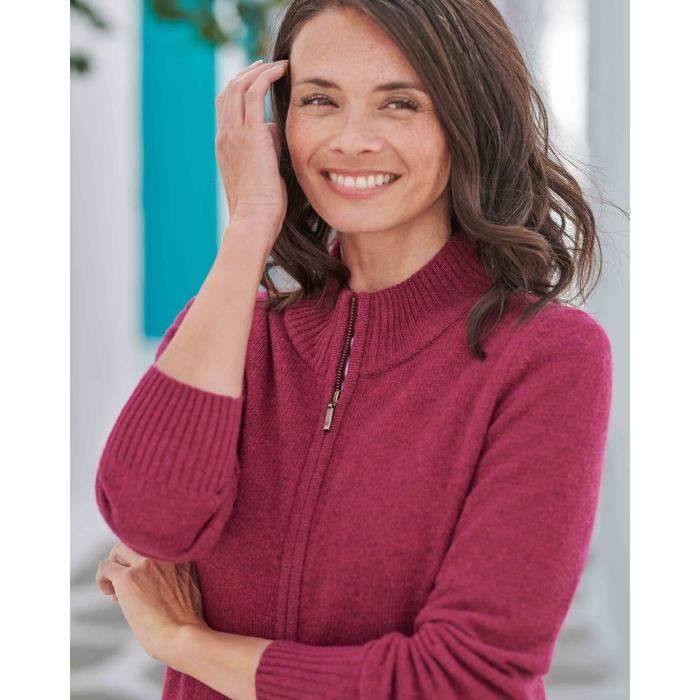Cardigan fermeture sales eclair femme
