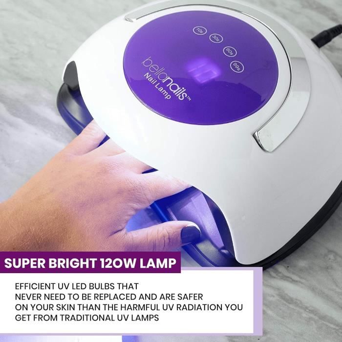 TD® 120W manucure intelligente luminothérapie machine UV haute puissance  led lampe à ongles vernis à ongles durcissement instrument - Cdiscount  Electroménager