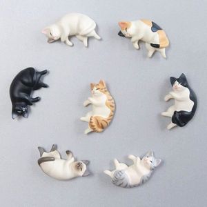 Aimant Frigo Chat Noir - Céramique Fait Main - Porte-bonheur Déco Cuisine - Neuf