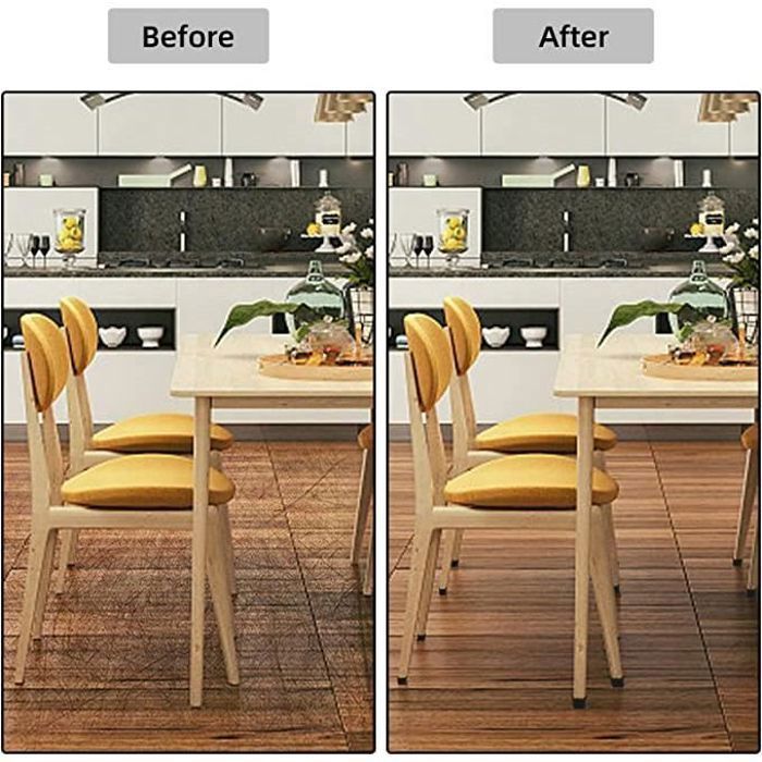 Lot De 20 Embouts De Pieds De Chaise, Protection Pieds De Chaise, Protection Sol, Embouts Pieds Pour Chaises De Jardin - Maison