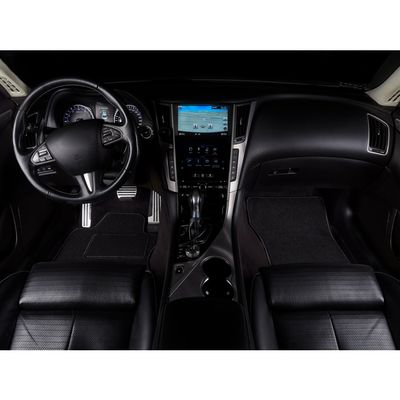 Tapis Conducteur Caoutchouc Wielganizator Pour Nissan Qashqai I J10 (2006-2013) - Avant Gauche, Noir, Fixation Incluse