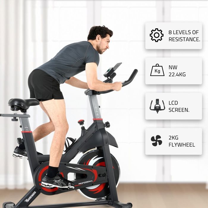 Novonova Velo d appartement Ecran LCD Resistance Infinie NV 7605 Cdiscount Sport