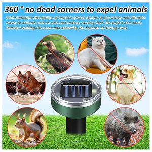 Repulsif Taupe Répulsif Solaire Ultrasonique Contre Les Taupes, 2 Pointes De Dissuasion Soniques Contre Les Taupes Repulsif Contre Les Campagnols Serpent Gopher 99141888 Fumigene Taupe