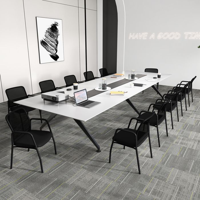 COSTWAY Lot De 2 Chaises De Salle De R union Dossier Ergonomique En 