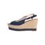 Chaussures Compensees Primadonna Bleu Achat Vente Escarpin