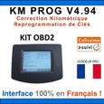 KM PROG TOOL V4.94 - Kit OBD2 + Pinces - Correction Kilométrique TACHO DIGIPROG-0